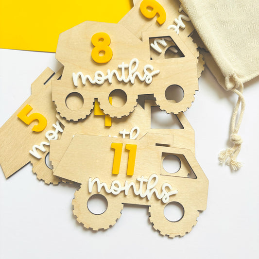 Under Construction 15-Piece Milestone Disc Set