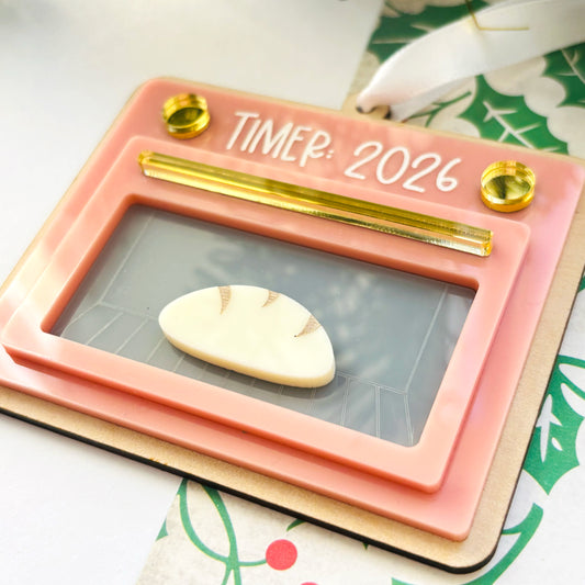 Bun in the Oven Christmas Ornament