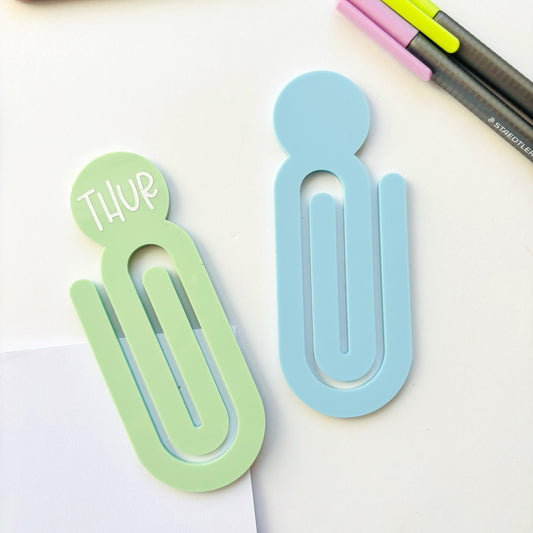 Giant Paperclips Days of the Week