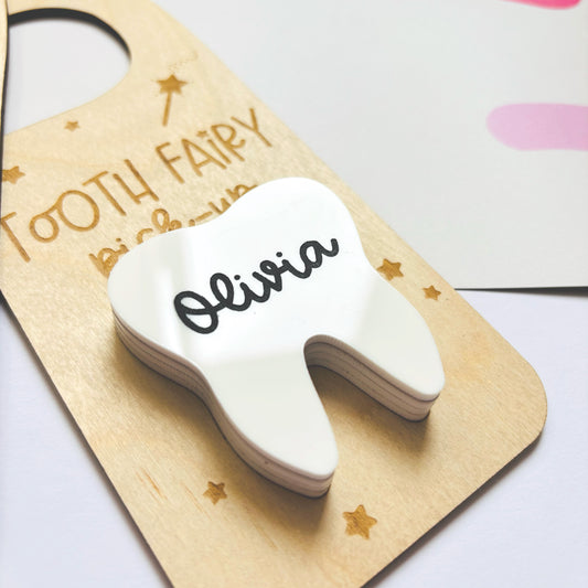 Personalised Tooth Fairy Door Hanger