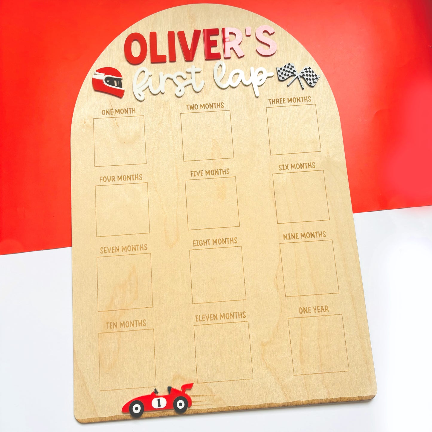 Little Racer First Birthday Board Bundle