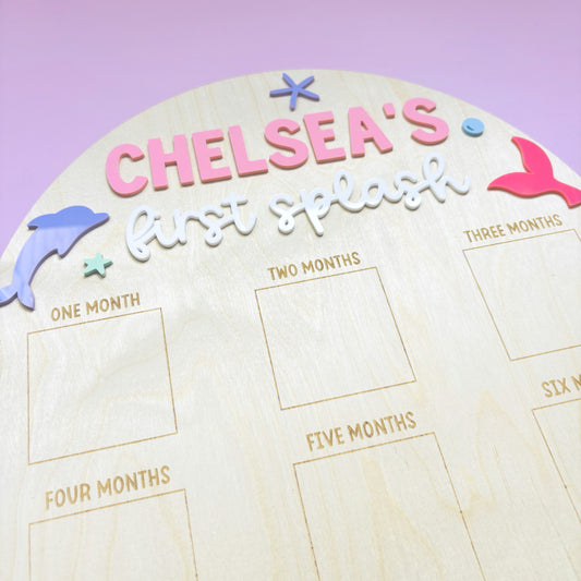 Under the Sea 1st Birthday Photo Board