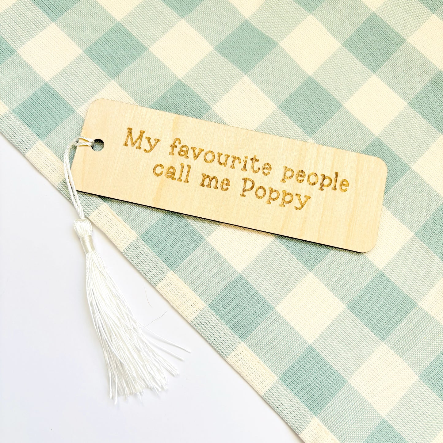 'My Favourite People Call Me' Father's Day Bookmark