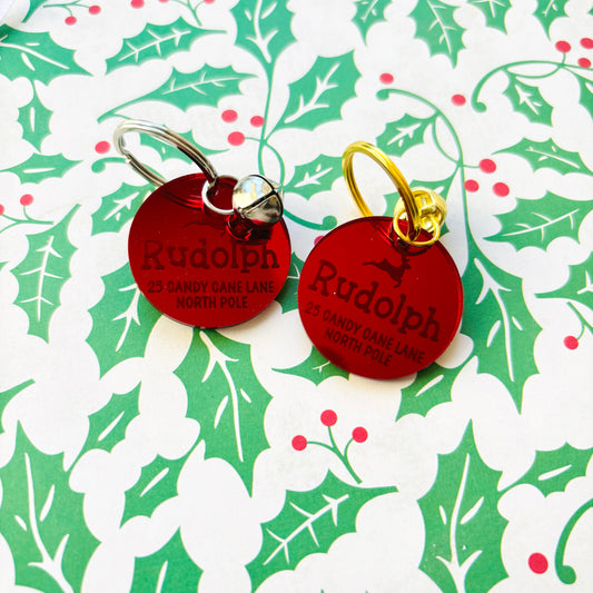 Rudolph's Lost Name Tag Christmas Morning Activity