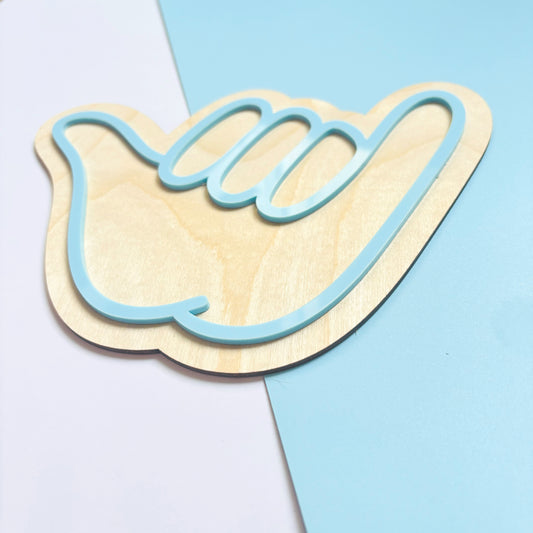 Shaka Hand Wall Plaque