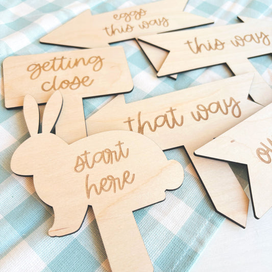 Easter Egg Hunt Signs