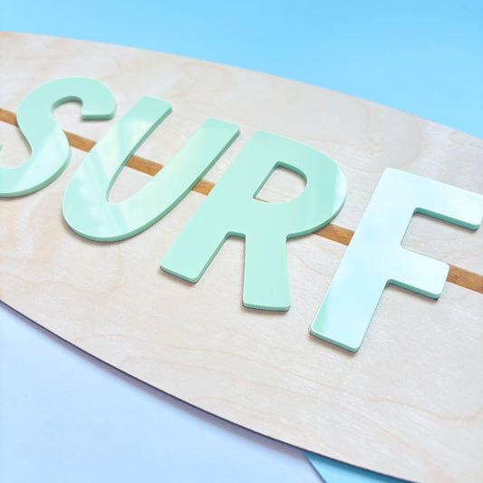 Surfboard Wall Sign