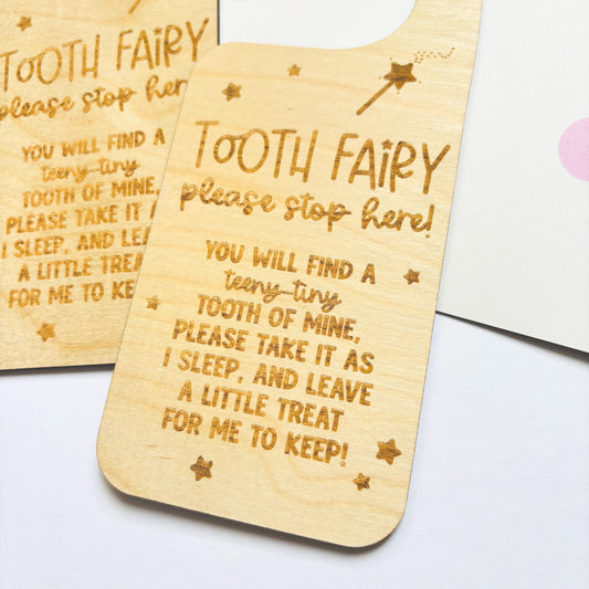 Tooth Fairy Door Hanger - Poem Version