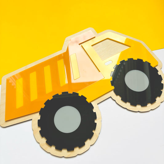 Dump Truck Wall Plaque