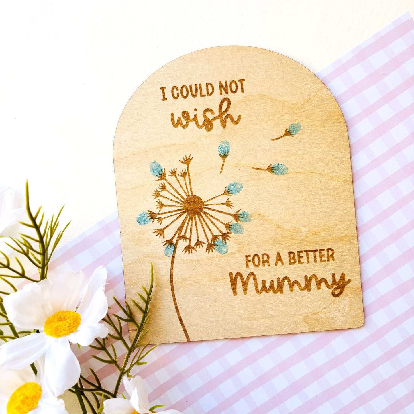 Personalised Mother’s Day Fingerprint Plaque