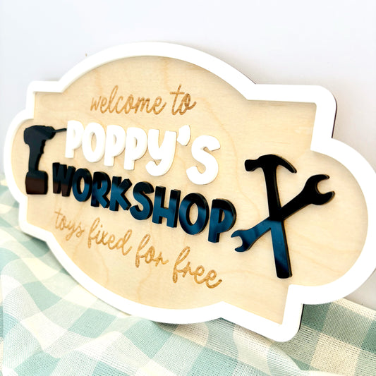 Personalised Toys Fixed for Free Workshop Sign