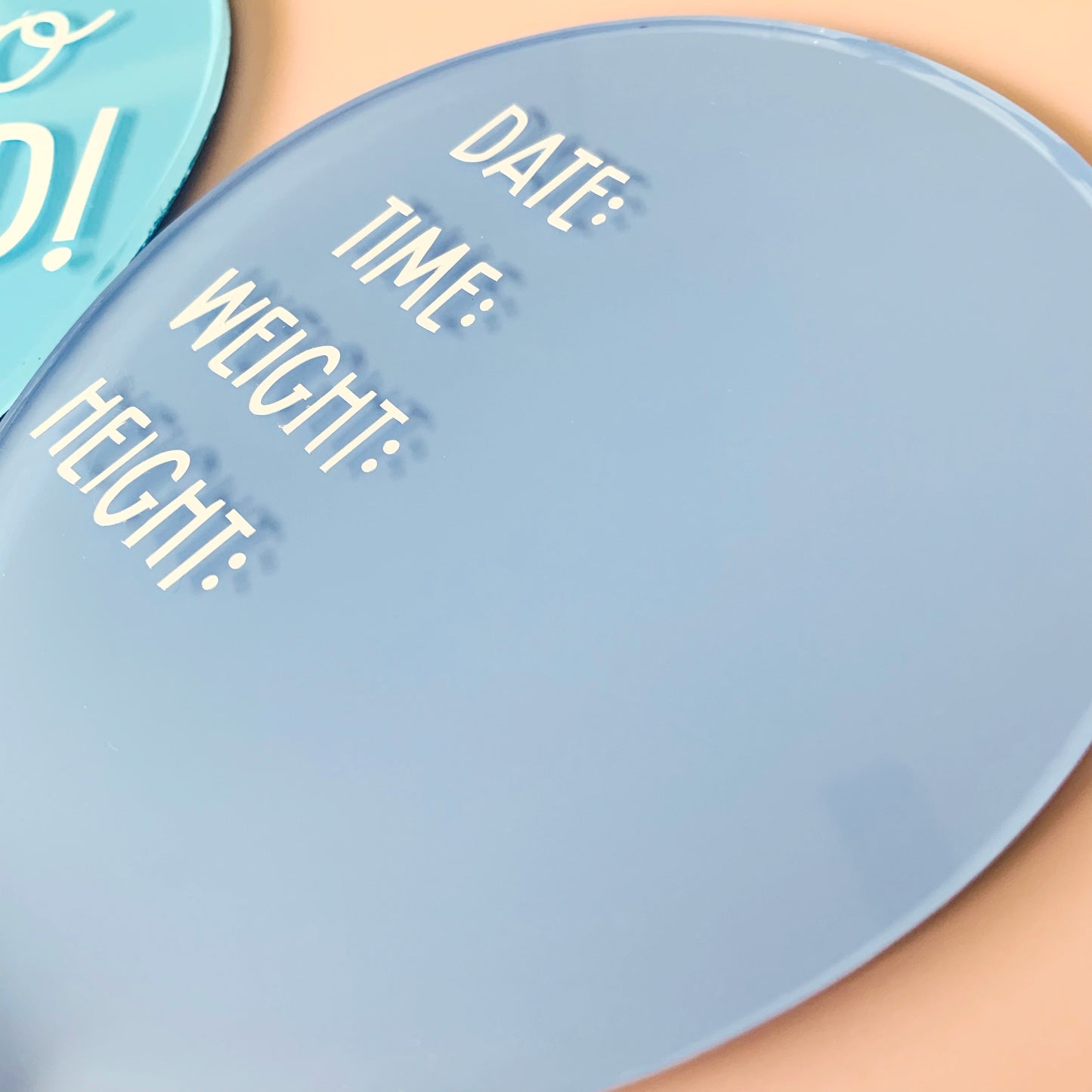 Personalised Balloon Birth Announcement Set