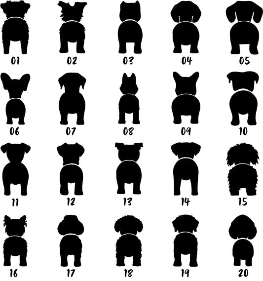 Personalised Silhouette Dog Lead Hook