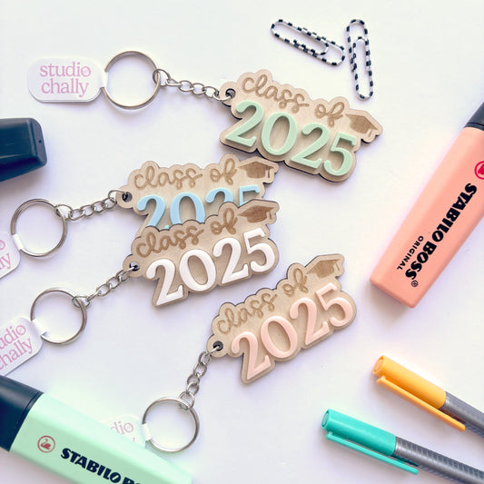 Class of 2025 Graduation Keyring