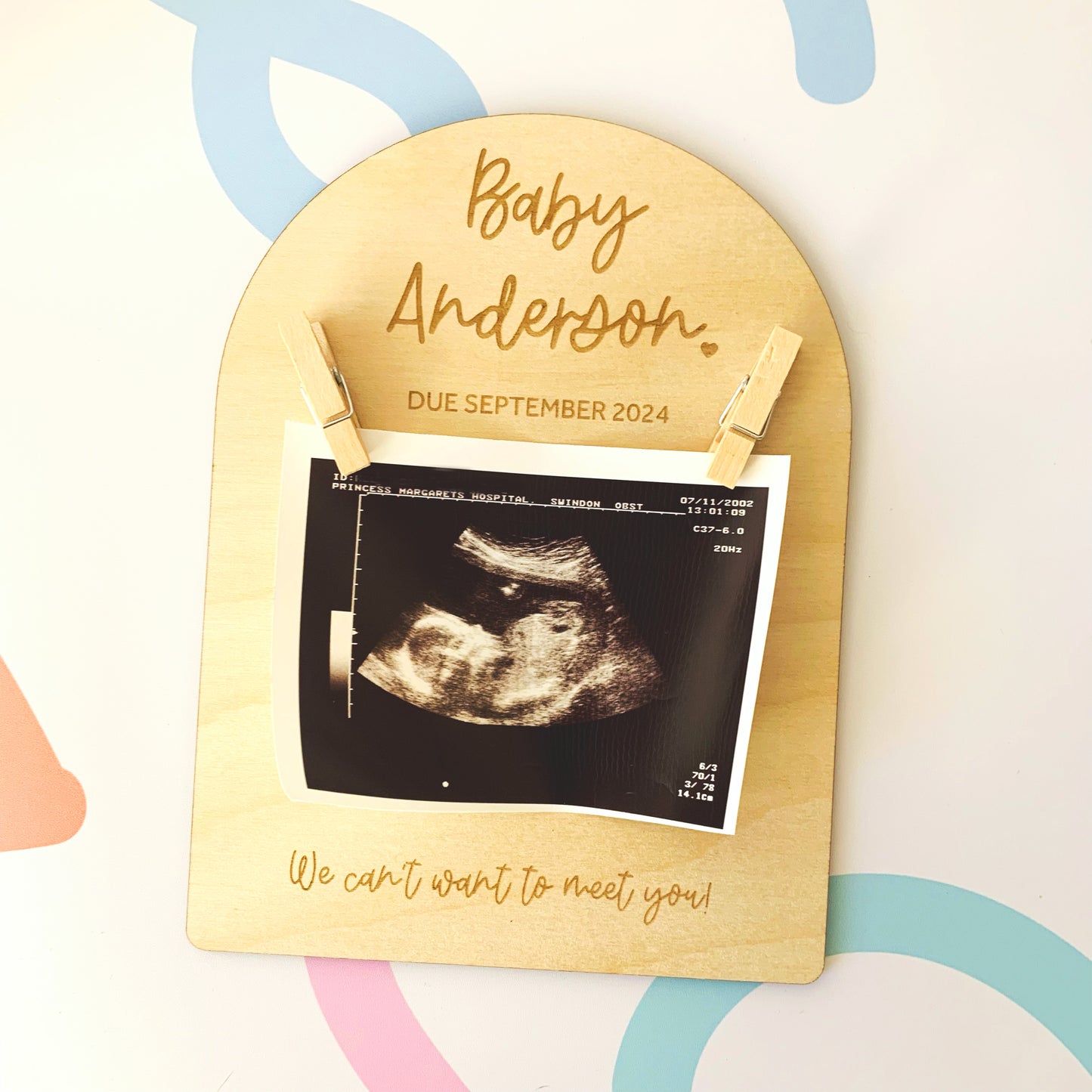 Personalised Baby Ultrasound Display