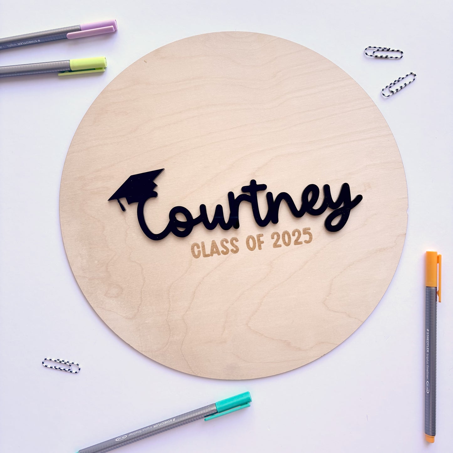 Personalised Graduation Signing Plaque