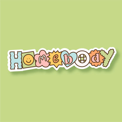 Homebody Vinyl Die Cut Sticker