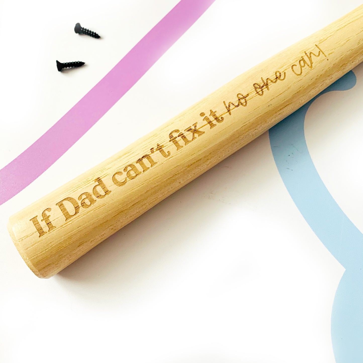 Personalised Father's Day Engraved Hammer