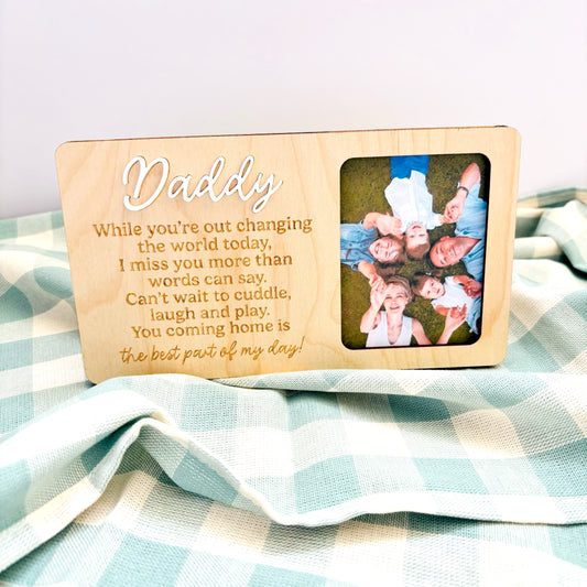 Daddy I Miss You Father's Day Photo Frame
