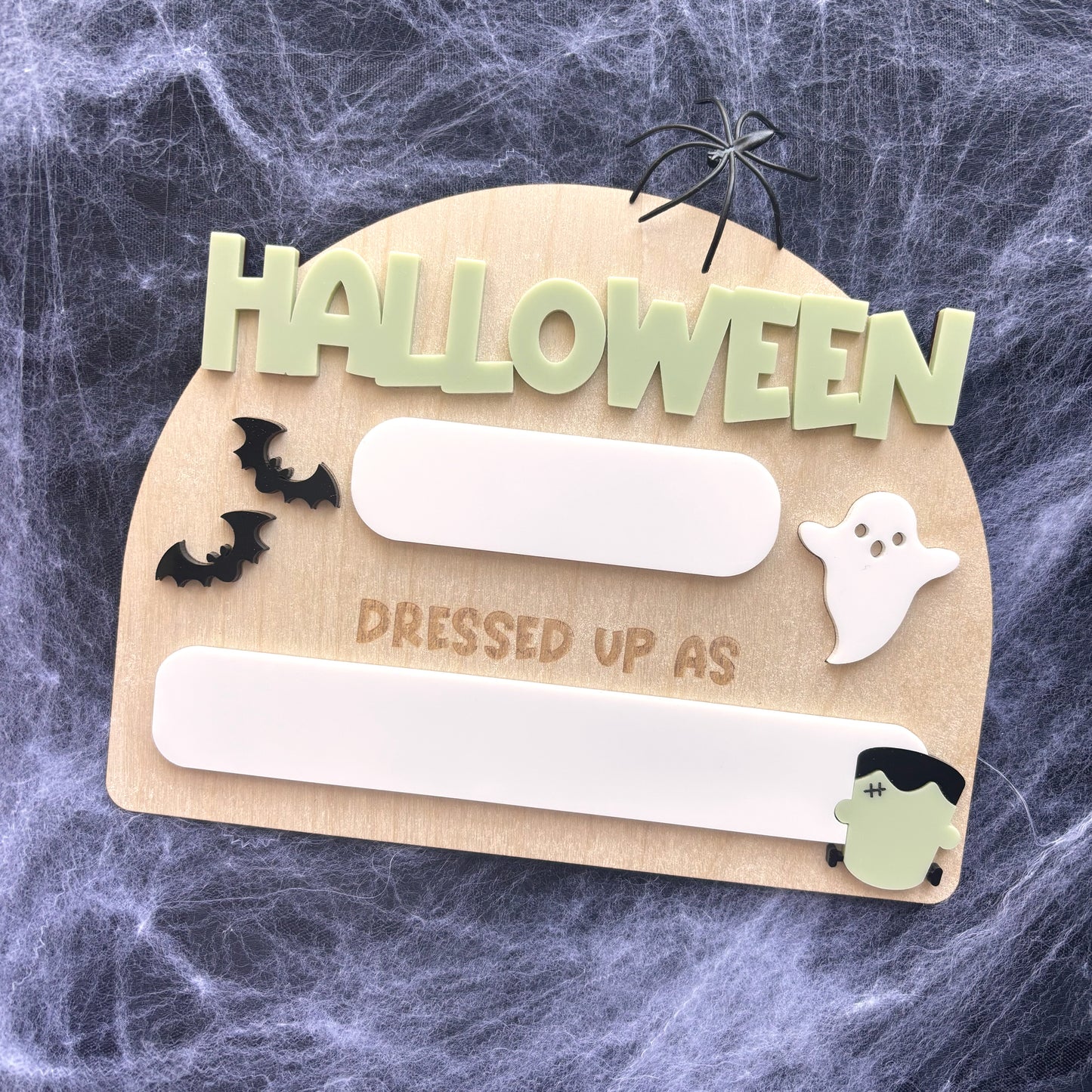 Frankenstein Halloween Costume Sign