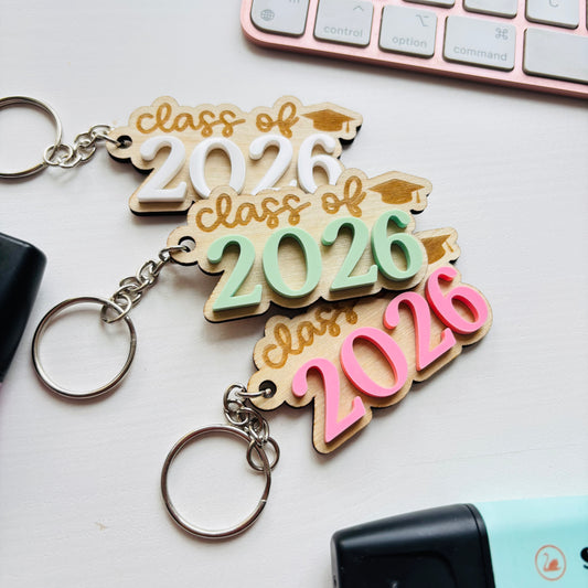 Class of 2026 Graduation Keyring
