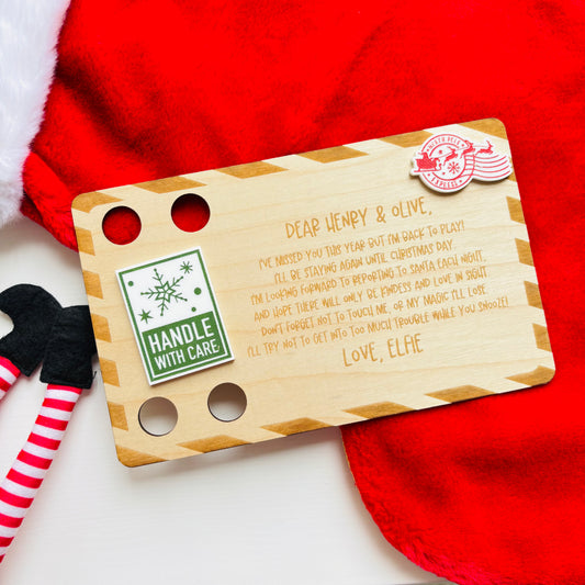 Personalised Elf Postcard