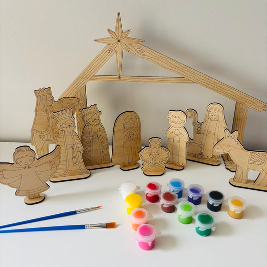 A Christmas Story: DIY Nativity Scene