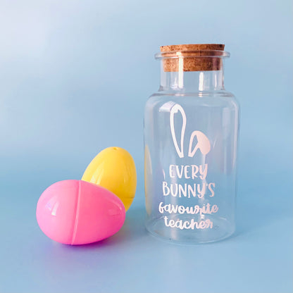 Plastic Teacher Gift Easter Jar