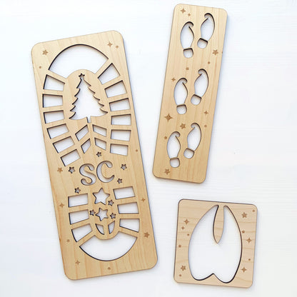 Christmas Footprint Stencil Set