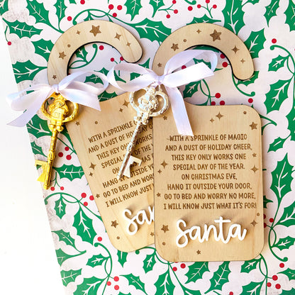 Santa Key & Hanging Plaque