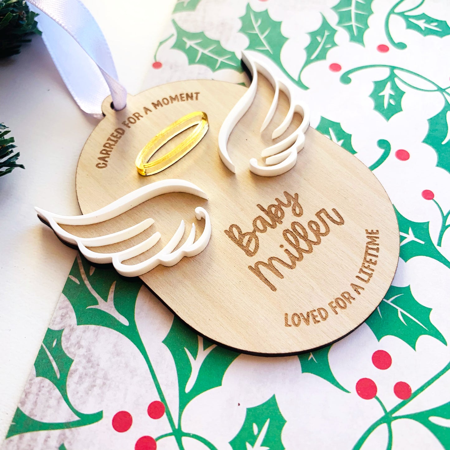 Miscarriage/Stillborn Memorial Christmas Ornament