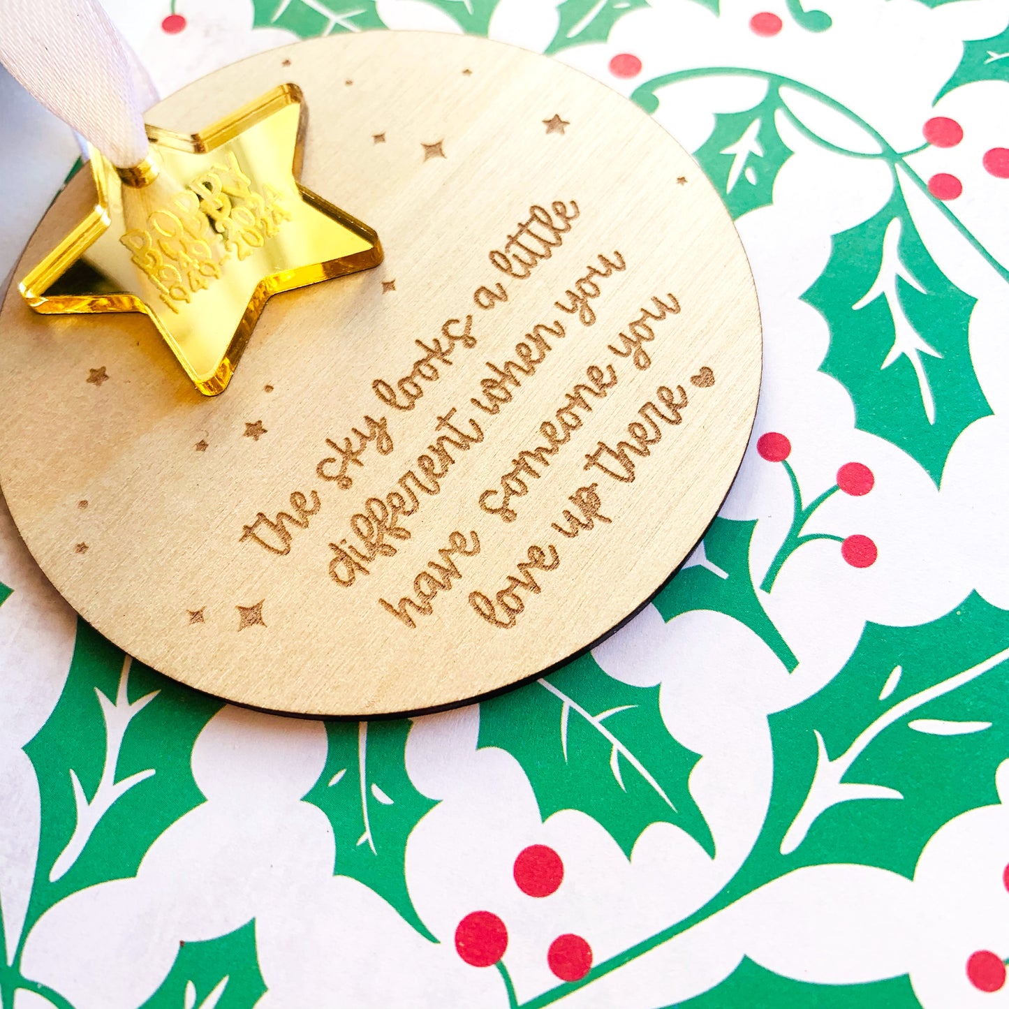 Memorial Christmas Ornament