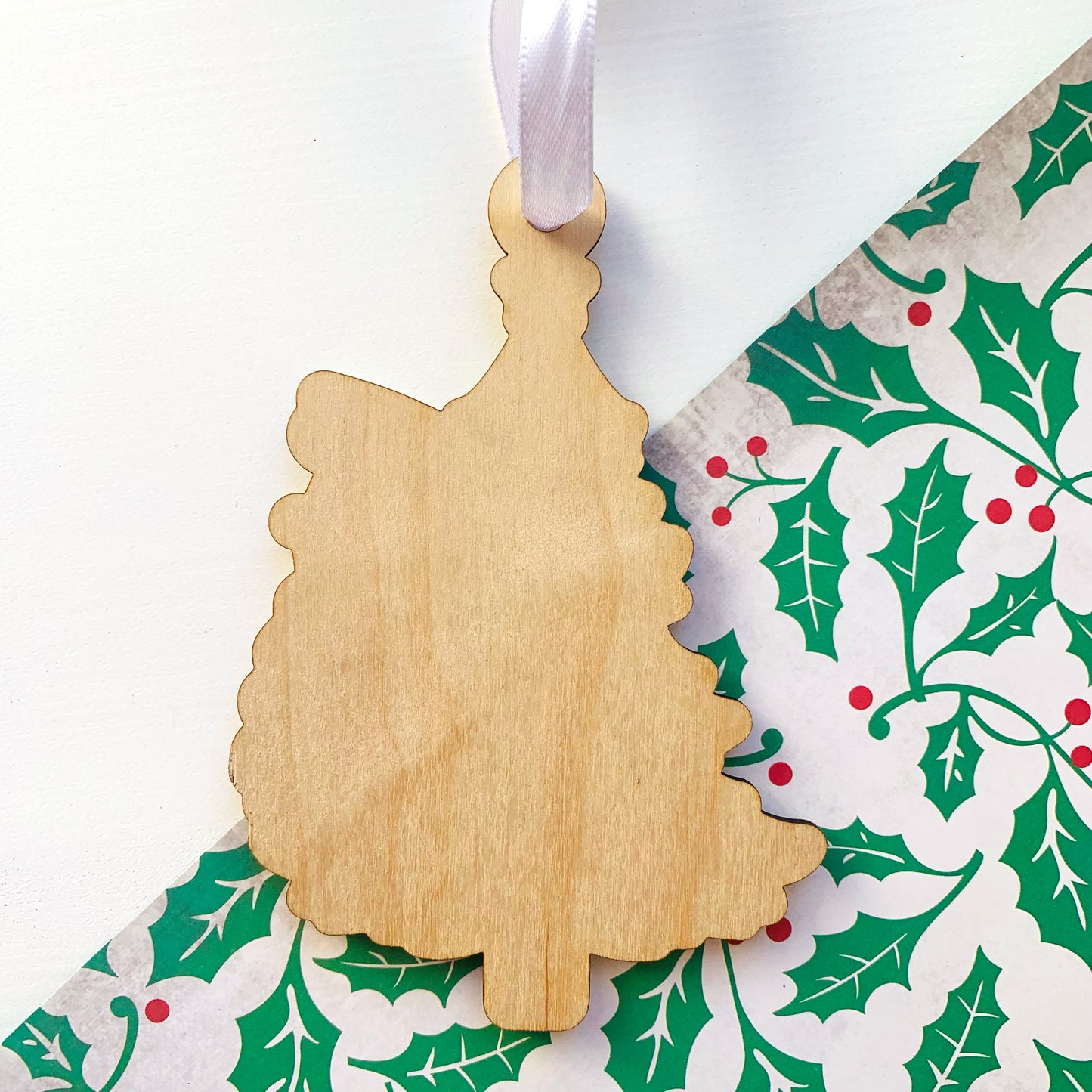 Personalised Tree Acrylic Christmas Ornament