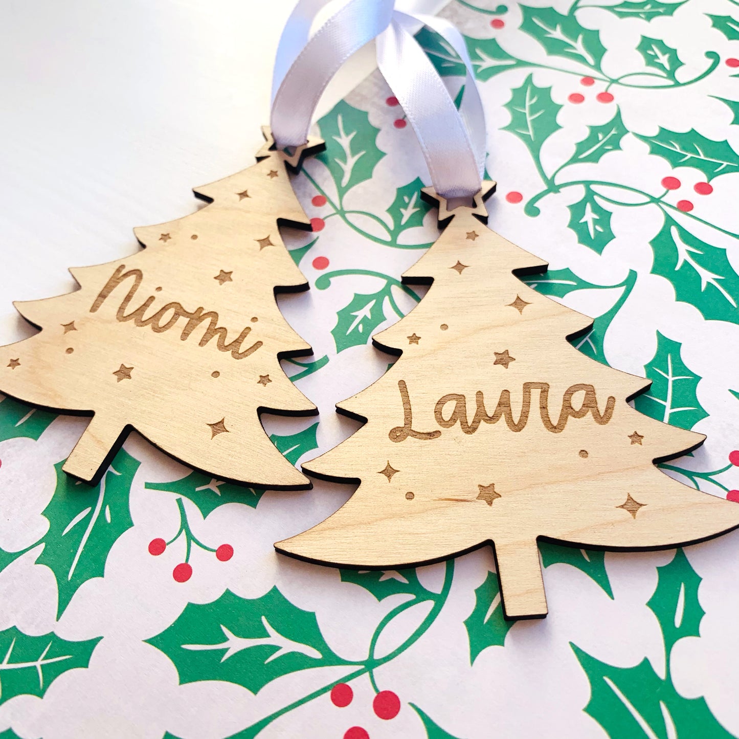 Personalised Engraved Christmas Tree Ornament