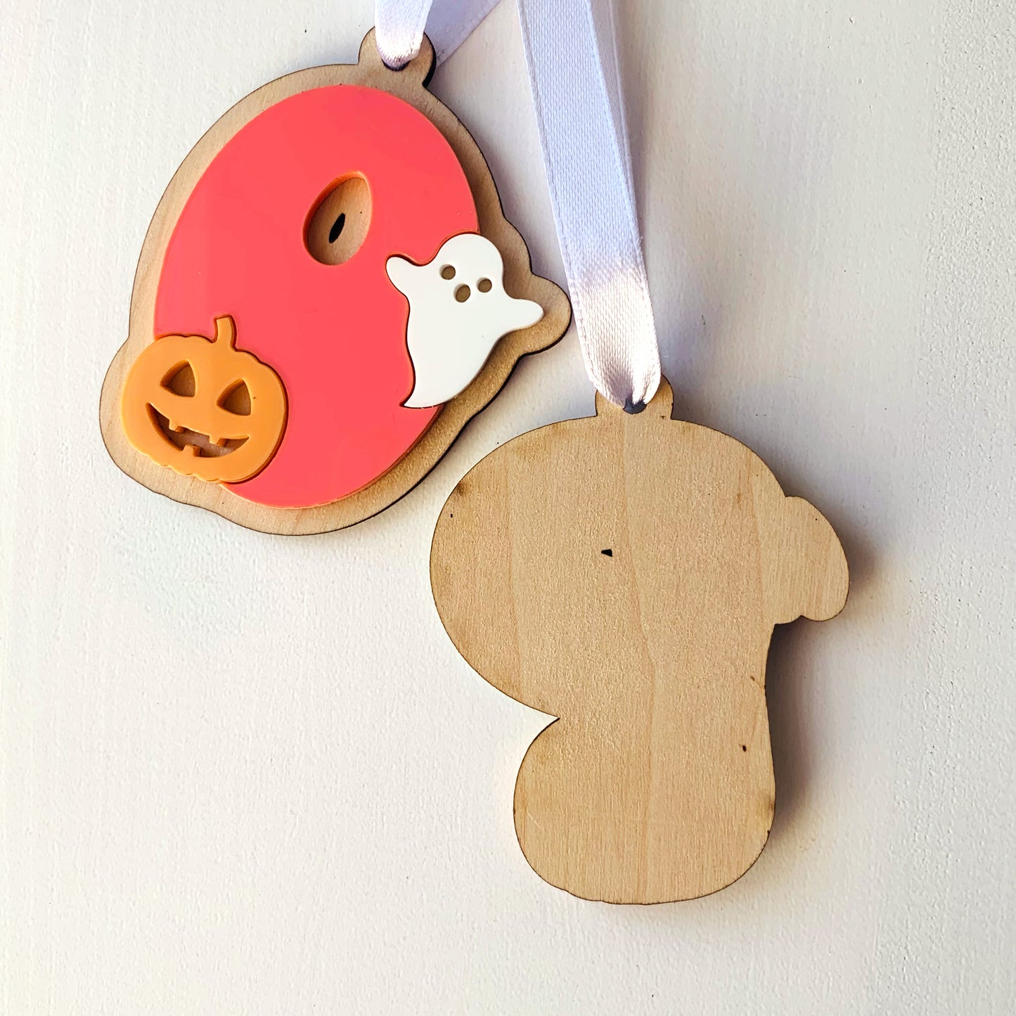 Personalised Letter Halloween Basket Tag