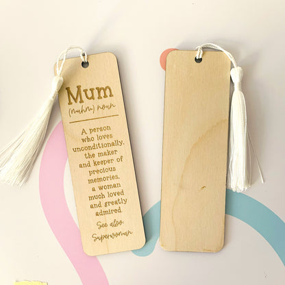 Mother's Day Engraved Bookmarks