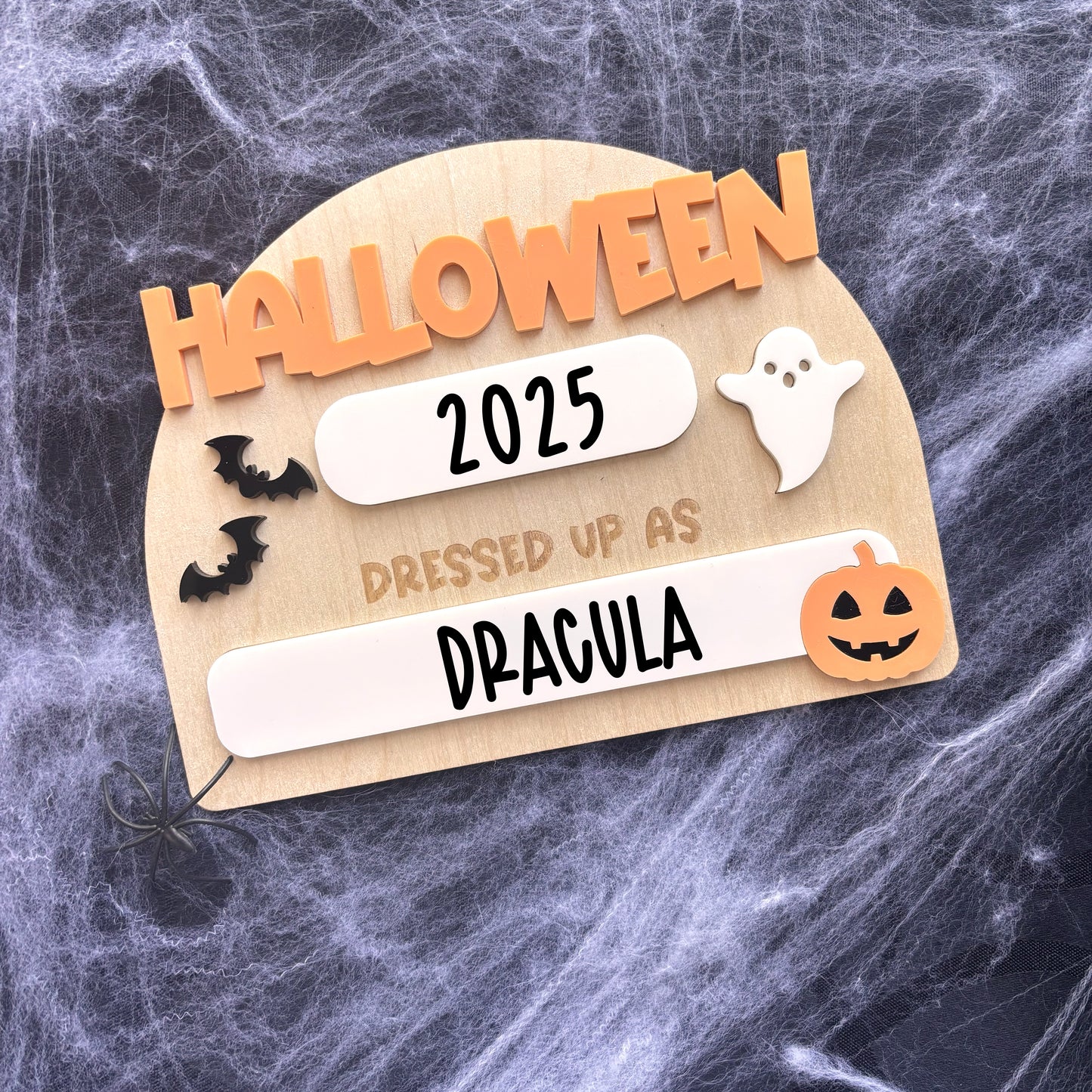 Pumpkin Halloween Costume Sign