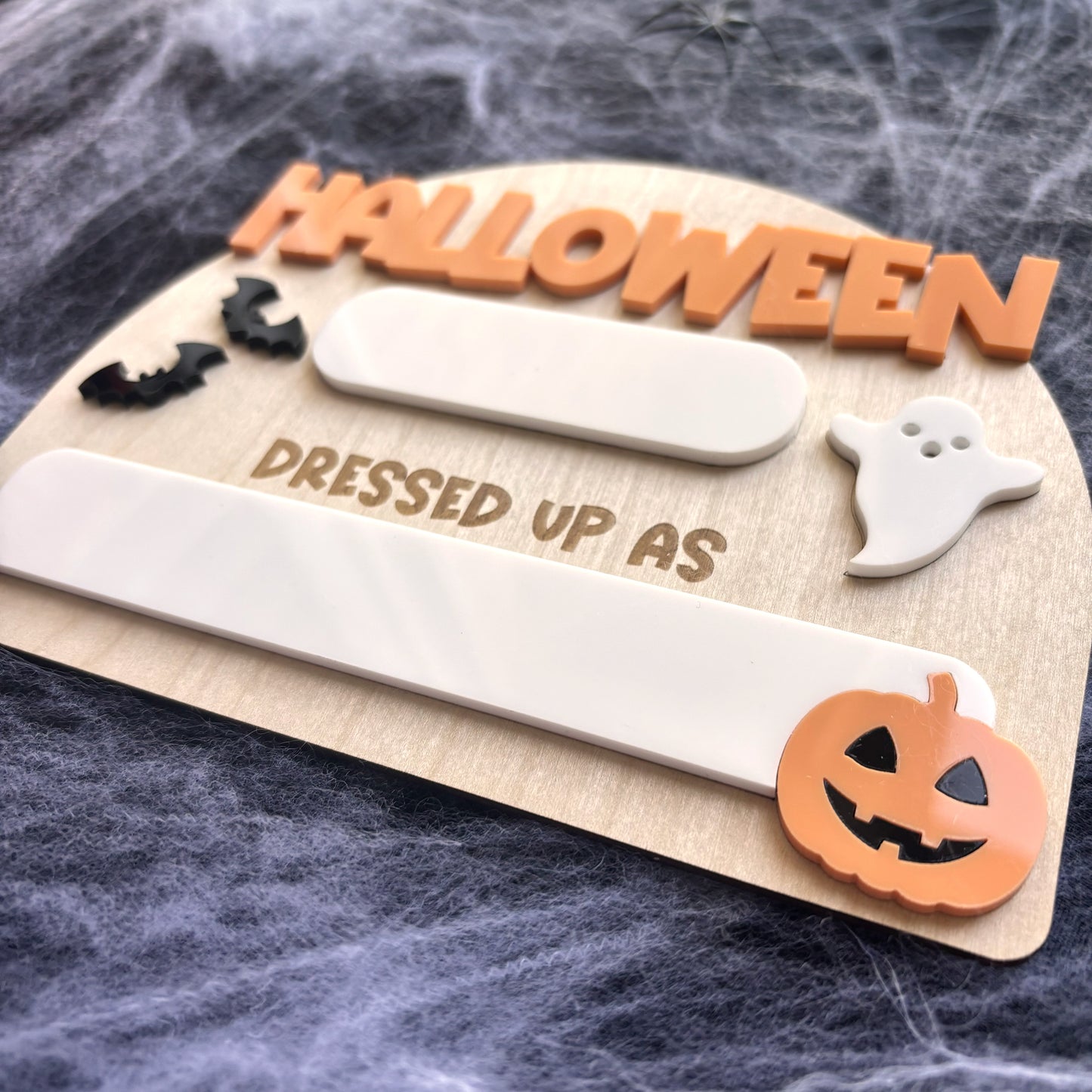 Pumpkin Halloween Costume Sign