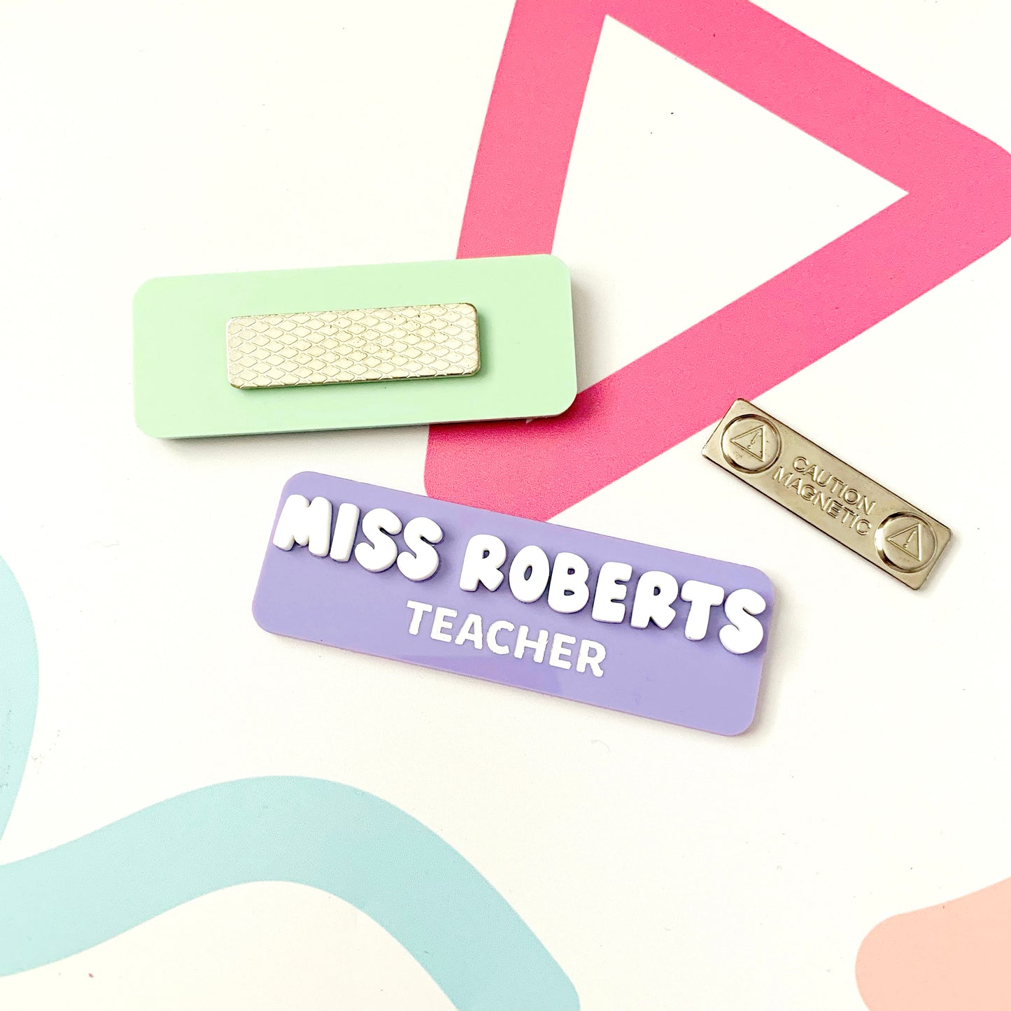 Rectangle Acrylic Name Badge