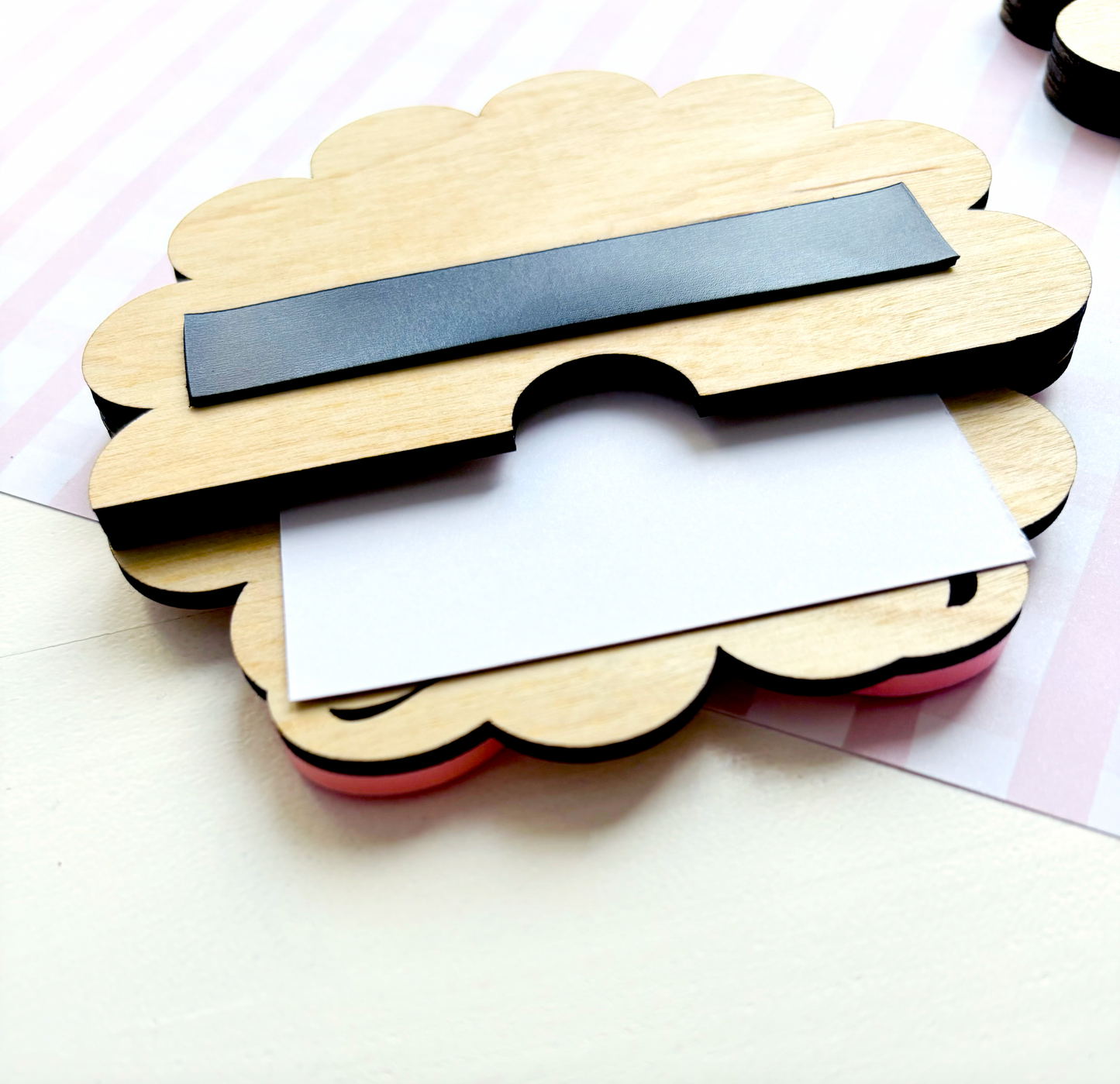 Personalised Magnetic Bow Photo Frame
