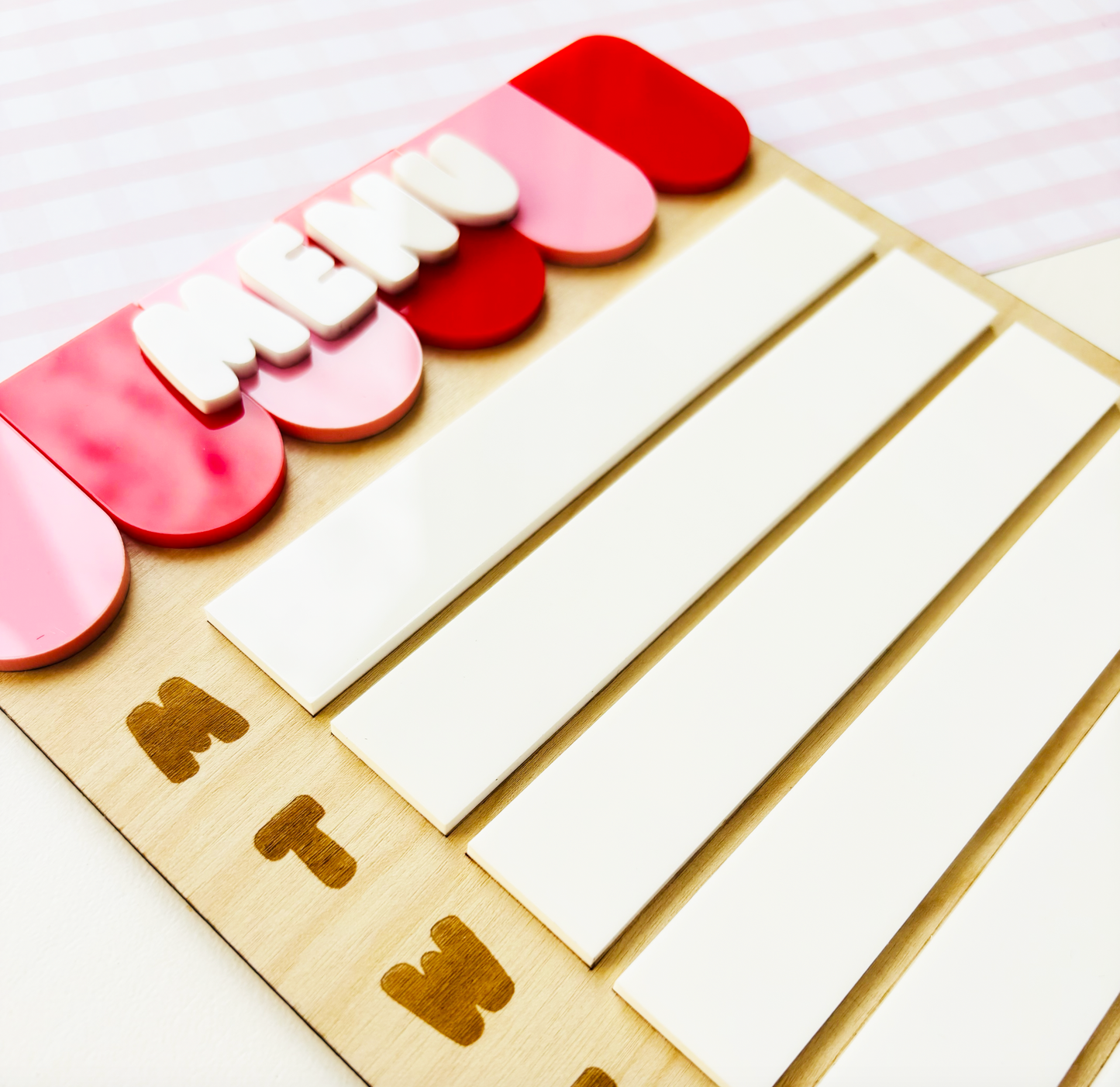 Weekly Menu Organisation Magnet