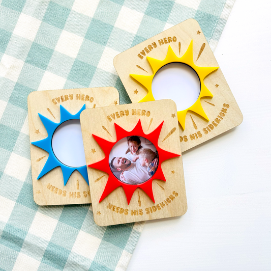 Father's Day Hero Photo Magnet
