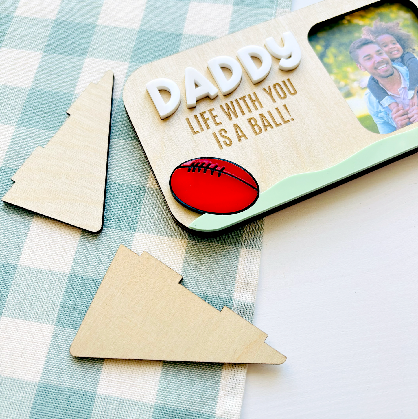 Personalised Free-Standing AFL Photo Frame