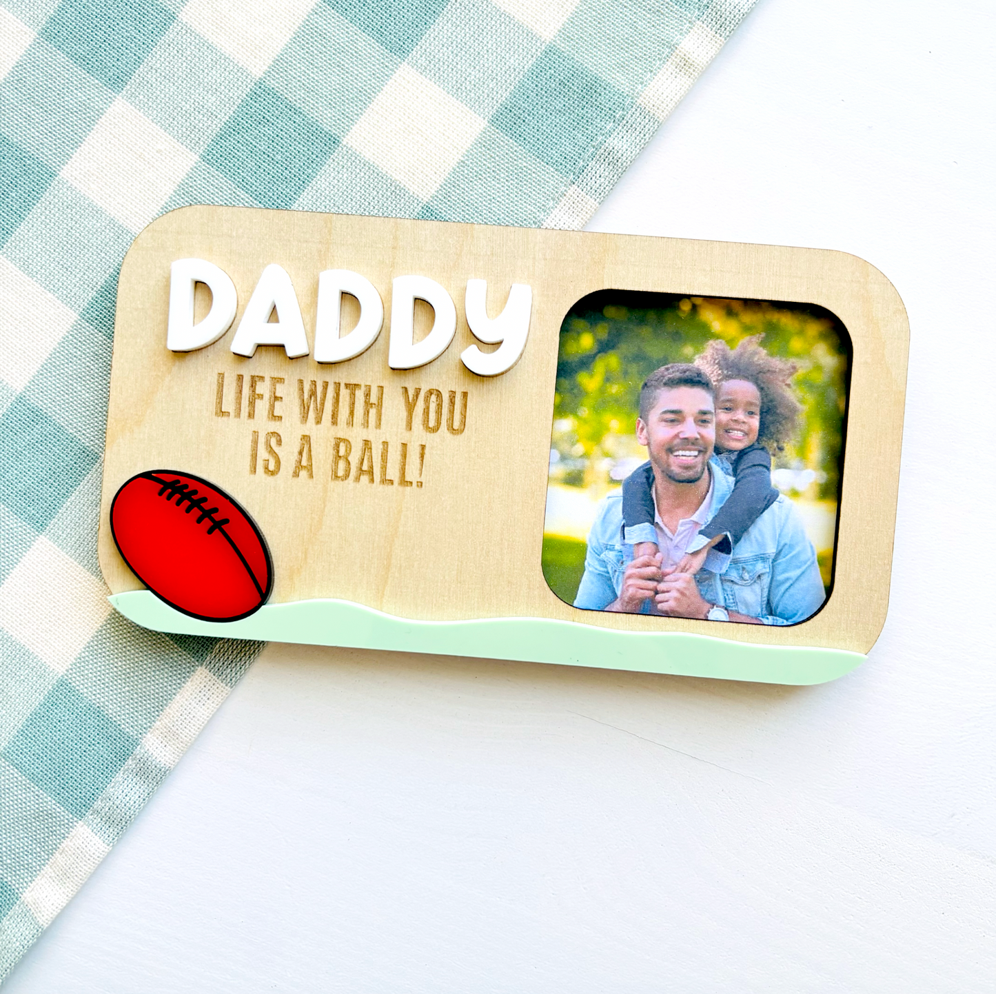 Personalised Free-Standing AFL Photo Frame