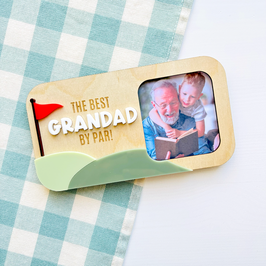 Personalised Free-Standing Golf Photo Frame