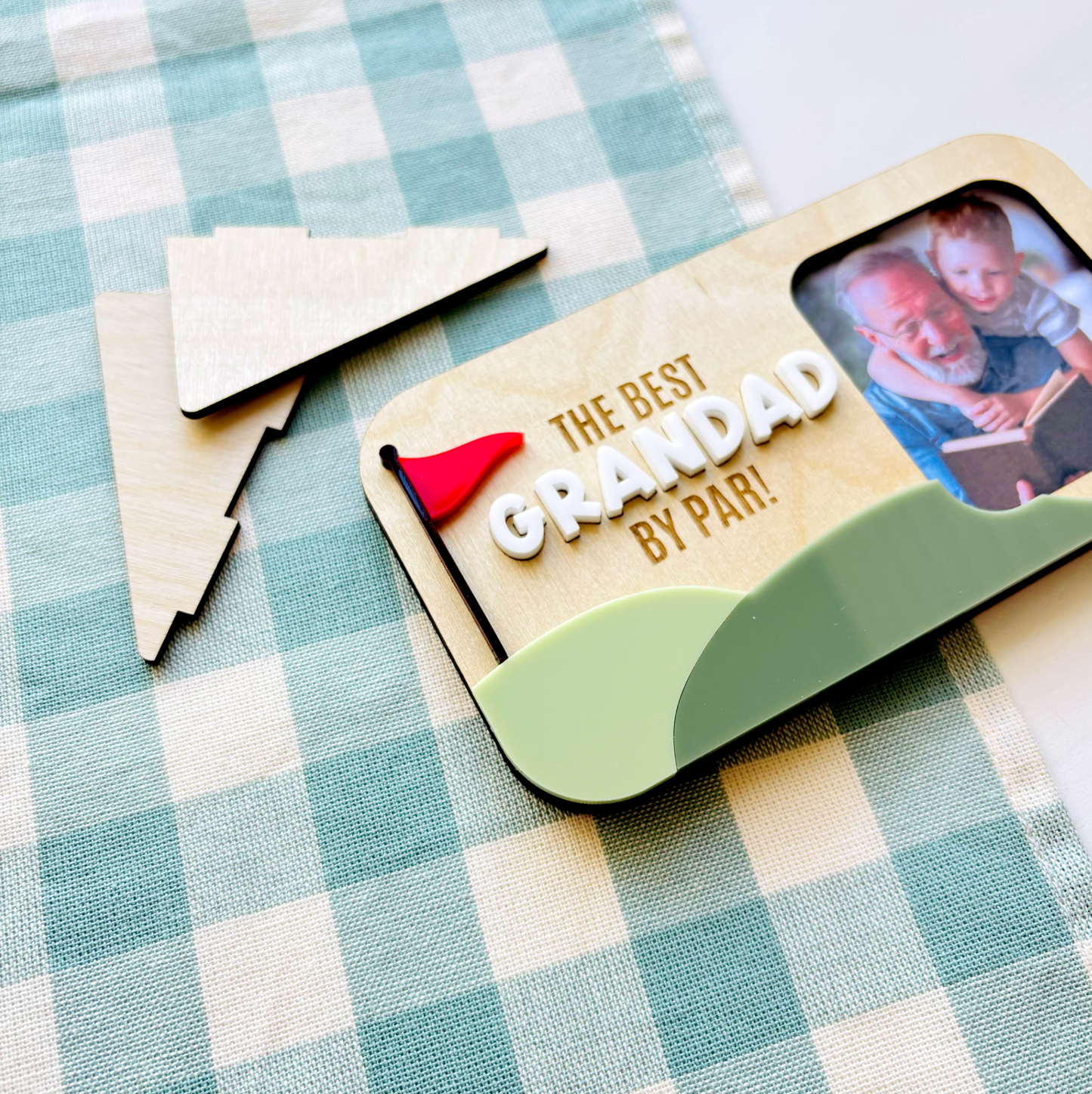 Personalised Free-Standing Golf Photo Frame