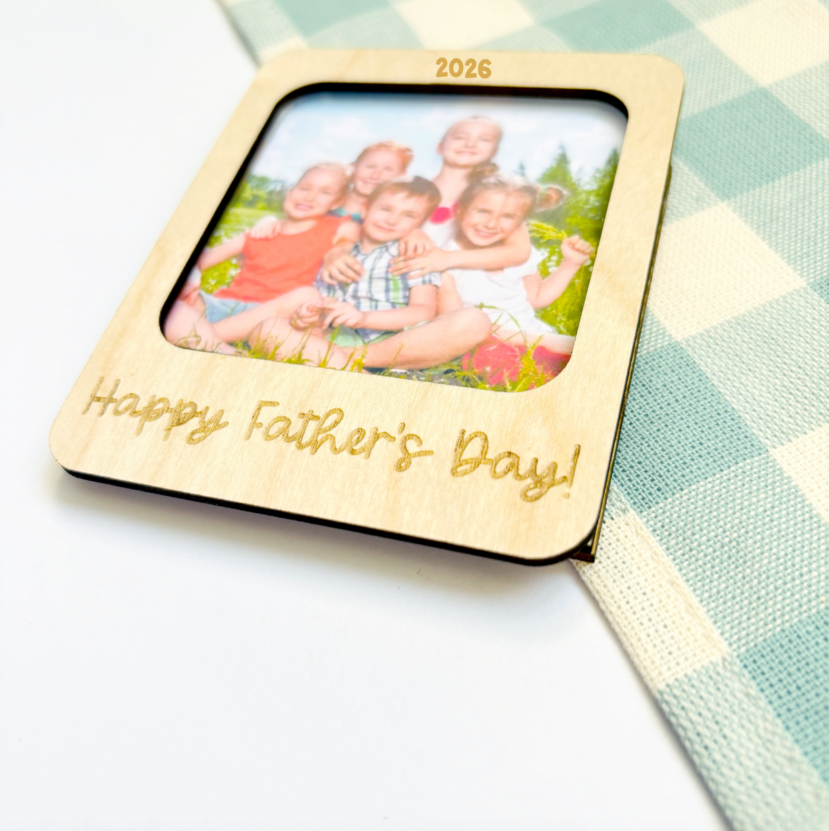Father's Day Polaroid Photo Magnet