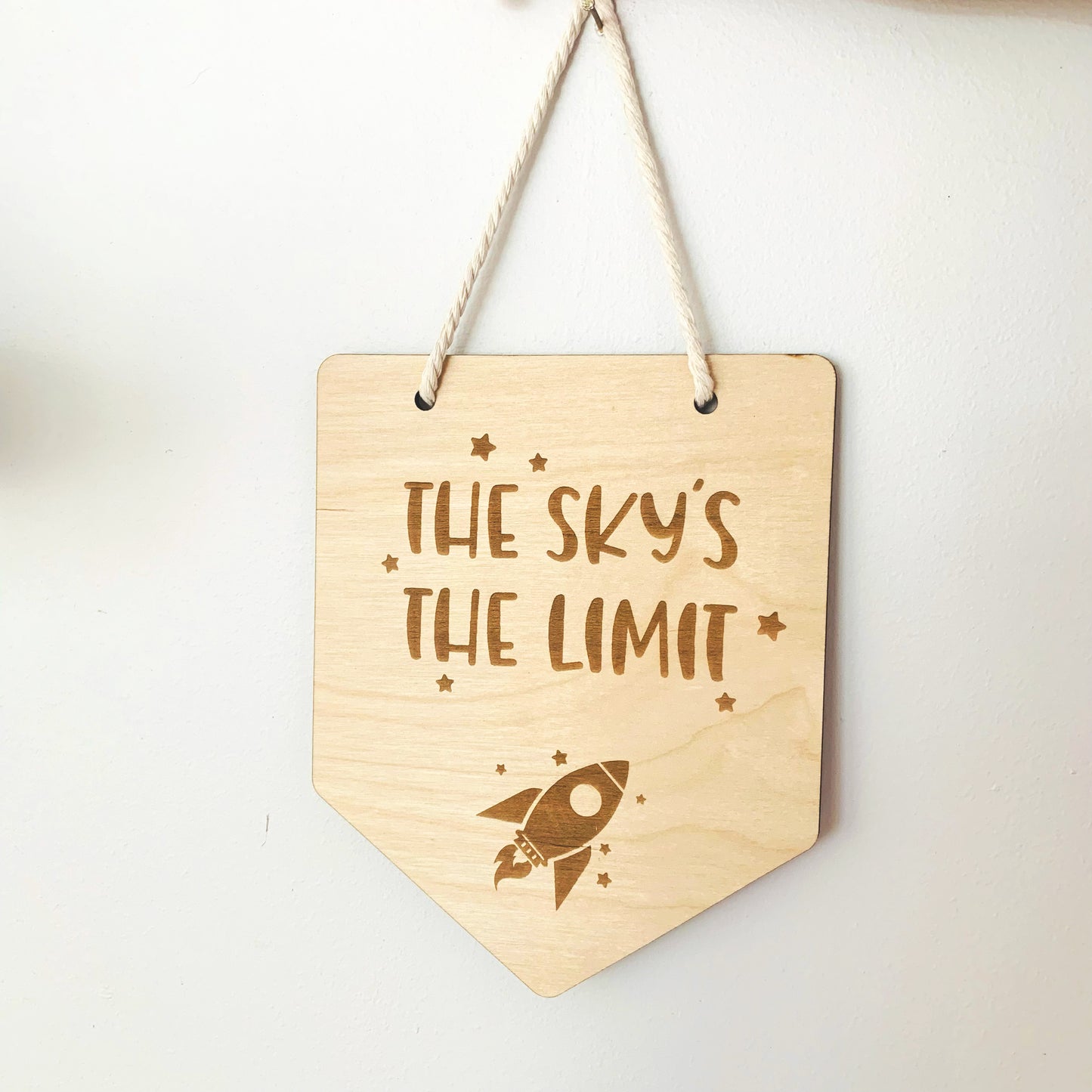 The Sky's the Limit Sign/Banner