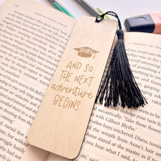Next Adventure Graduation Bookmark