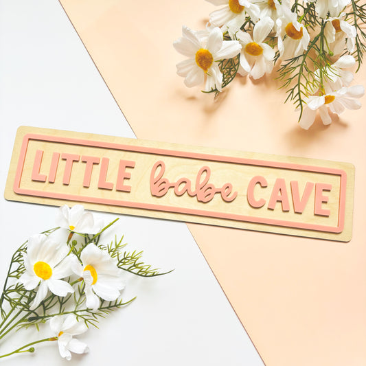 Little Babe Cave Wall Plaque